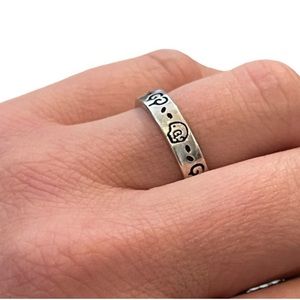 Gucci GG Ghost Ring Sz 6